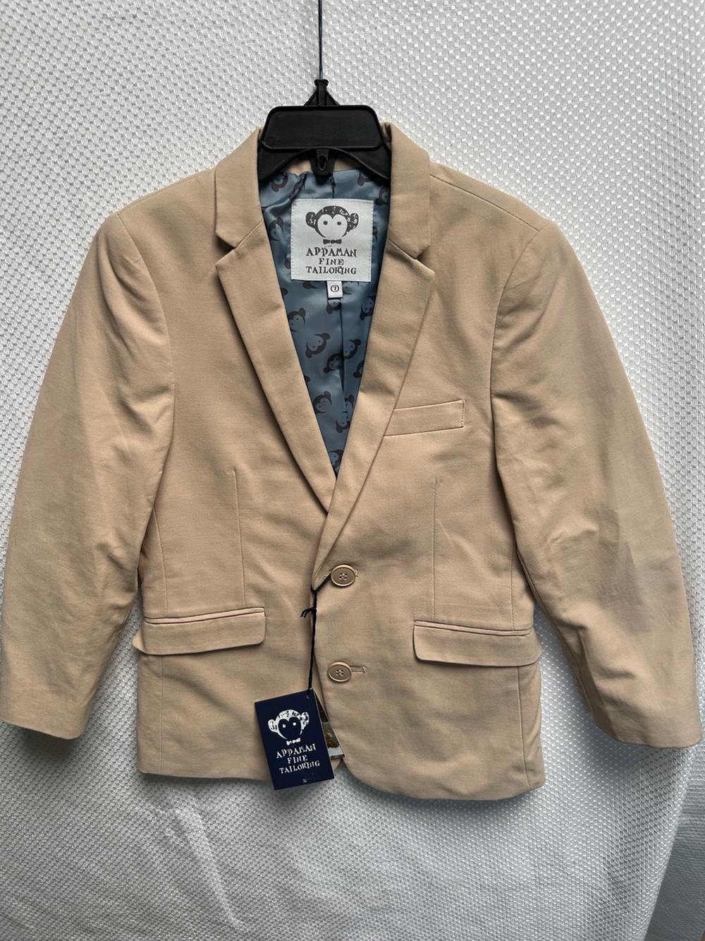 Appaman Beige/Tan Cotton blend, 2 button Blazer /Sport Coat. NWT